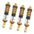 thumbnail image 5 of 4x RC Shock Absorber, Front and Rear RC Shocks Damper Replacement Parts for 16207 16209 16210 H6 1/16 RC Hobby Car Model Gold, 5 of 8