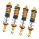 thumbnail image 5 of 4 amortiguadores de metal, amortiguadores delanteros y traseros RC a escala 1/16 para 16207 Oro, 5 of 9