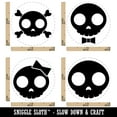 thumbnail image 2 of Fun Skulls Witty Sassy Dapper Cute Simple Rubber Stamp Set for Scrapbooking Crafting Stamping - Mini 1/2 Inch, 2 of 7