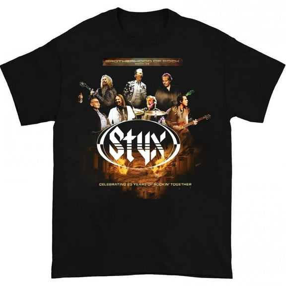 NEW Styx Band Tour 2025 T Shirt Black All Size S-5XL VX44