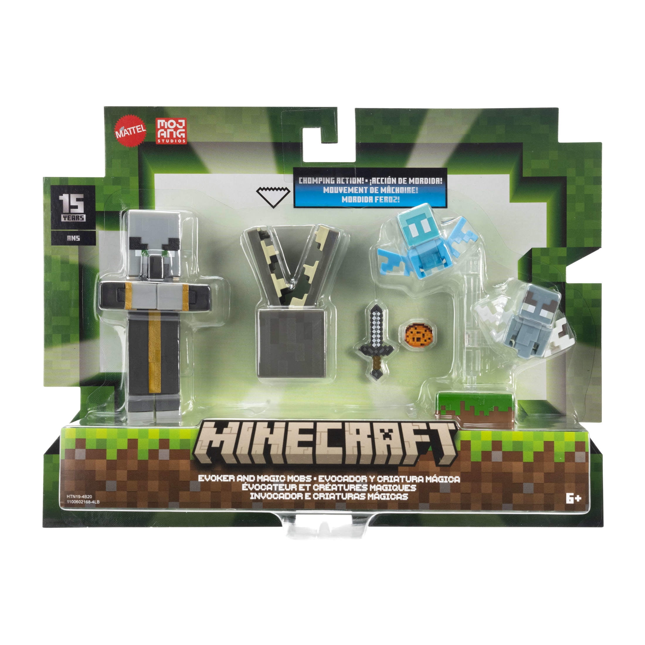 Minecraft Toys, 2-Pack of Action Figures, Gifts for Kids