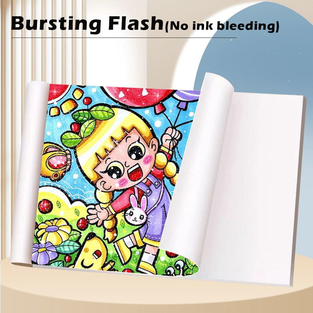 Flashy soft-head acrylic marker pen Multi-color 12/24/26/48/72 Colors Glitter Pen Soft Head Glitter Effect Art Marker Pen Flashing Pen DIY Drawing