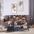 thumbnail image 4 of Blanket Jacob Elordi Soft and Comfortable Wool Fleece Throw Blankets Gift for Home Decoration Sofa Office car Camping Yoga Travel Home Decoration Cozy Plush Beach, 4 of 6