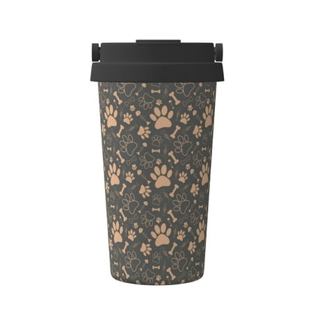 

Goofa Animal Paw for Insulated Travel Coffee Mug Spill Proof Leak Proof 16 OZCoffee Tumbler Reusable Coffee Cups with Lids Thermos for Hot and Cold Drink