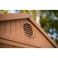 thumbnail image 4 of Keter Darwin 4' x 6' Outdoor Garden Tool Storage Shed w/ Window, Brown, 4 of 5
