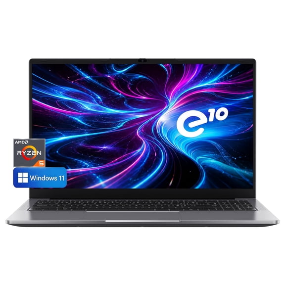 e10 Rzbook 15.6" Laptop, AMD Ryzen 5 3450U,8GB RAM 256GB SSD, Windows 11 Pro Laptop with Office, Backlit Keyboard, WiFi 6