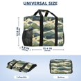 thumbnail image 3 of Large Hand-Held Storage Bag Kitchen Reusable Grocery Bags， Travel Tote Bags， Waterproof Tote，Laundry Bag，Beach Bag， Pool Bag Mountains and Trees, 3 of 8
