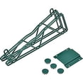 thumbnail image 2 of Nexel 14" Double Arm Fixed Wall Bracket, Green Epoxy Finish, 2 of 3