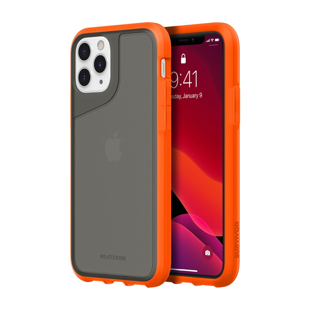 Survivor Strong Case for iPhone 11 Pro Orange/Cool Gray