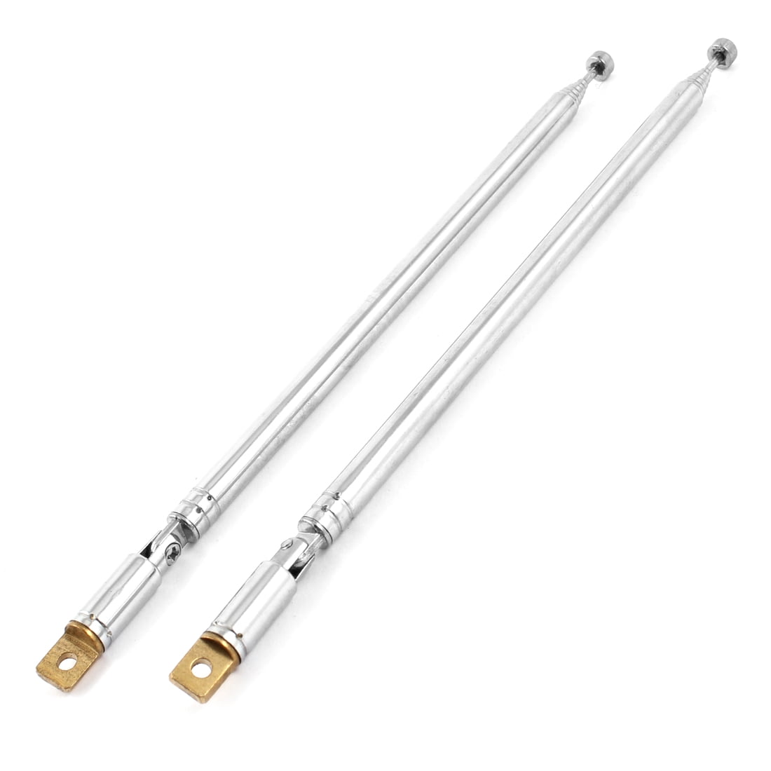 Unique Bargains 30.3" Long TV Radio 7 Sections Rod Telescopic Antenna