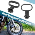 thumbnail image 2 of Unique Bargains 10pcs Black Rubber Front Fender Speedometer Cable Guide Holder for Motorcycle, 2 of 3