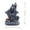 A, variant on Halloween Skull Light Wooden Ghost House, Spooky Illuminated Night Light and Tabletop Decor, Glowing Pumpkin House Ornament