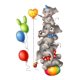 thumbnail image 1 of Taladro Pintura Diamante (DF3592) 5D DIY Animal Completo Punto de Cruz Home Art (Cartoon05) 20X30cm Hugtrwg Para estrenar, 1 of 1
