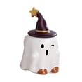 thumbnail image 2 of Taza de café de Halloween, taza de café de cerámica fantasma con asa, taza de té creativa linda Elfo parpadeante, 2 of 9