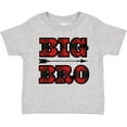 thumbnail image 3 of Inktastic Big Bro Buffalo Plaid Brother Boys Toddler T-Shirt, 3 of 5
