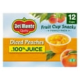 thumbnail image 3 of (3 pack) Del Monte Diced Peaches Fruit Cup Snacks in 100% Fruit Juice, 4 oz Cup (Pack of 12), 3 of 8
