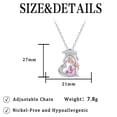 thumbnail image 7 of Graduation Gifts for Her, Sterling Silver Class of 2026 Graduation Cap Necklace, 12 Months Birthstone Jewelry for Women, Best Friend, Daughter, Graduate, 7 of 7