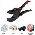thumbnail image 4 of PVC Pipe Cutter 63mm, Ratcheting PVC Pipe Cutter SK5 Sharp Blades, Pipe Cutter for PVC PPR PEX Plastic Pipe and Plumbing Pipe (Up to 2-1/2"), 4 of 5