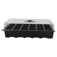 thumbnail image 4 of WRITWAA 3Pcs Plant Germination Tray 24 Cells Black Plastic for Hydroponic Growing Heat Preservation, 4 of 8