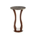 thumbnail image 3 of Coaster Company Traditional Floral Footstool, Brown Red, 3 of 4