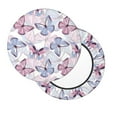 thumbnail image 2 of Naloa Butterflies in Pastel Round Bar Stool Cushion Cover 12-14 inch, Fits Kitchen, Office, Restaurant Chairs - 13 inch, 2 of 7