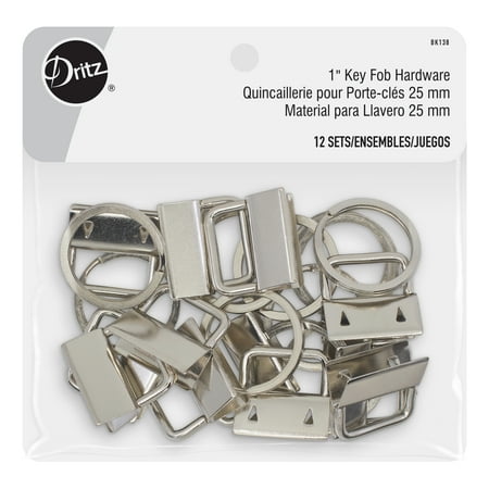 UPC: 0072879302271 | Dritz 1 Key Fob Hardware Silver 12 Sets