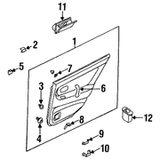 Genuine OE Mitsubishi Window Switch - MB977962