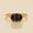 Rose Plated, variant on East West Oval Cut Smoky Quartz Promise Ring, 925 Sterling Silver Yellow Gold Plated Minimalist Ring, Proposal Ring, Dainty Handmade Jewelry, Anniversary Gift For Her