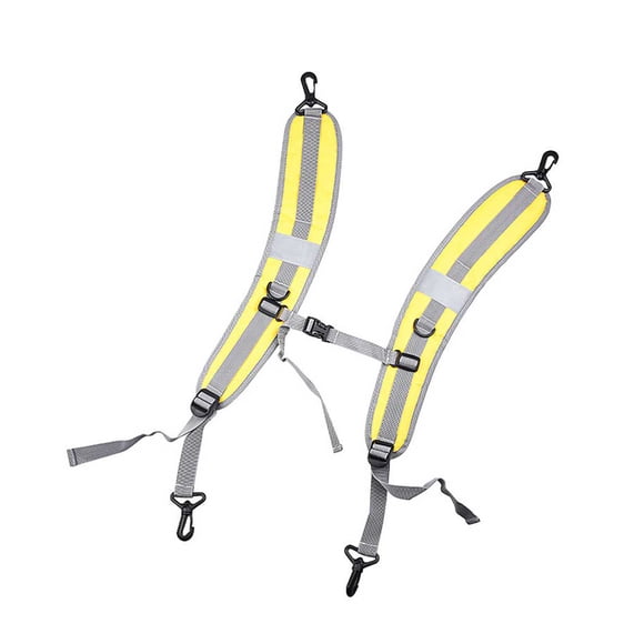 Minnieouse Correa para el hombro Pieza reemplazada Cordón Multicolor Suministros para acampar Hebilla Accesorios para exteriores Amarillo Type2 NO2