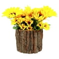 thumbnail image 1 of EeaseMX Girasol artificial para decoración de interiores, planta en maceta para estante, centro de mesa, 1 of 7