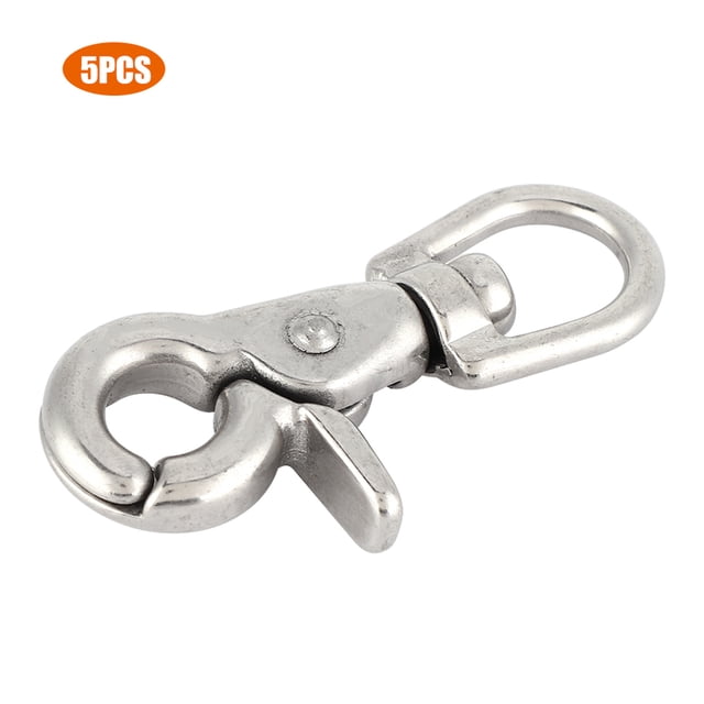 Acier Inoxydable Durable Pivotant Crochet Fermoir Péniche Accessoires