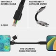 thumbnail image 3 of Câble de Charge Rapide Multi-Usage Portable 4-en-1 Porte-Clés PD TYPE-C K, 3 of 8