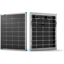 Renogy Bifacial 115 Watt 12 Volt Solar Panel Monocrystalline Rigid High-Efficiency PV Module Power Charger for RV Marine Rooftop Farm Battery and Other Off-Grid Applications