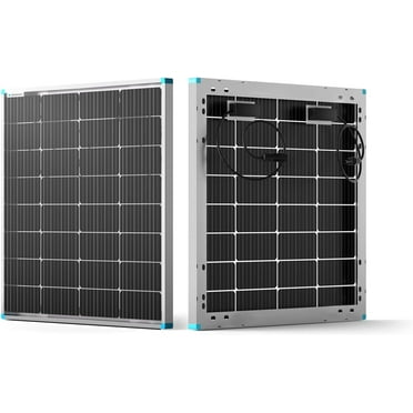 Renogy Bifacial 115 Watt 12 Volt Solar Panel Monocrystalline Rigid High-Efficiency PV Module Power Charger for RV Marine Rooftop Farm Battery and Other Off-Grid Applications