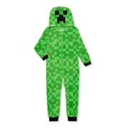 Minecraft Boys Creeper Union Suit, Sizes 4-16