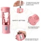 thumbnail image 1 of Licuadora de frutas recargable USB portátil, mini licuadora para batidos, batidos, jugos, licuadora portátil 350-420 ml 6 cuchillas para deportes y viajes, sin BPA MFZFUKR WLJ-1985, 1 of 4