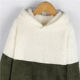 thumbnail image 4 of URMAGIC Kids Boy's Girl's Fuzzy Hoodies Warm Loose Sherpa Hooded Sweatshirt Pullover 0-5 Years, 4 of 10