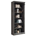 thumbnail image 7 of Avondale 8' Tall Bookcase Wall With Ladder Storage Organizer Display Gray, 7 of 7