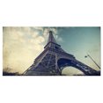 thumbnail image 2 of Paris Paris Eiffel TowerVintage View from Ground - Cityscape Canvas Print, 2 of 3