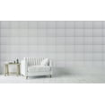 thumbnail image 3 of Dundee Deco 3D Wall Panels - Contemporary Spike Paintable White PVC Wall Paneling for Interior Wall Decor, Pack of 5, Covers 13.5 sq. ft, 3 of 5