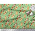 thumbnail image 2 of Soimoi Poly Georgette Fabric Footprint,Dog & Cat Animal Print Sewing Fabric Yard 52 Inch Wide, 2 of 3