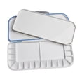 thumbnail image 5 of Watercolor Palette, Gouache Mixing Palette, Watercolor Paint Storage Box, Large Capacity Travel Paint Palette, Paint Pallet for Acrylic Painting 18 Wells, 5 of 9