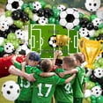 thumbnail image 4 of Yanonmyfd Globos de Fútbol con Letrero Feliz Cumpleaños en Español, 55 Decoración de Soccer para Fiesta Temática de Fútbol, Globos Metálicos para Fans (A),Navidad B, 4 of 20