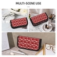 thumbnail image 5 of Wukai Ho-Ho-Ho Print Big Capacity Pencil Case, Upgraded Canvas Pencil Pouch Large Pencil Bag Organizer,Aesthetic Supply, 5 of 6