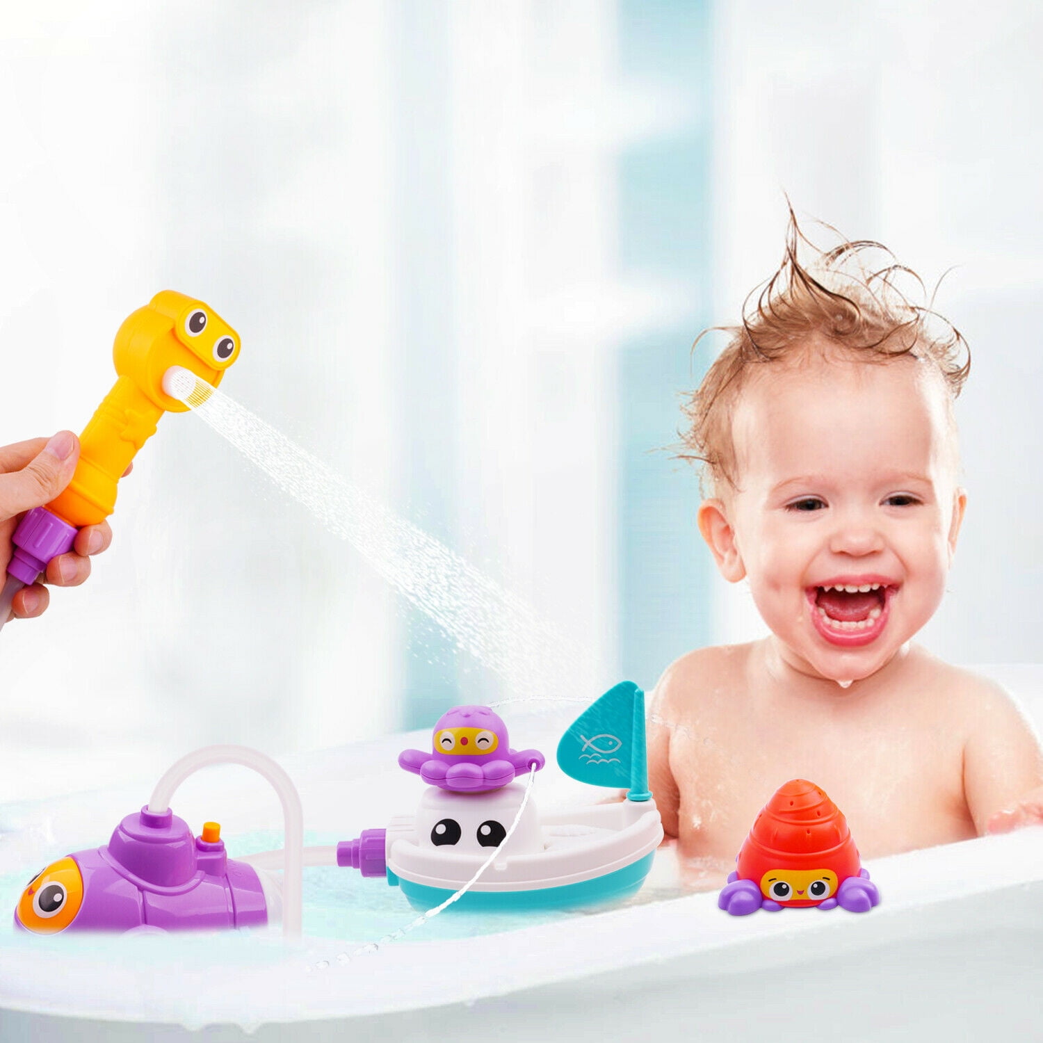 battery operated bath toys safe