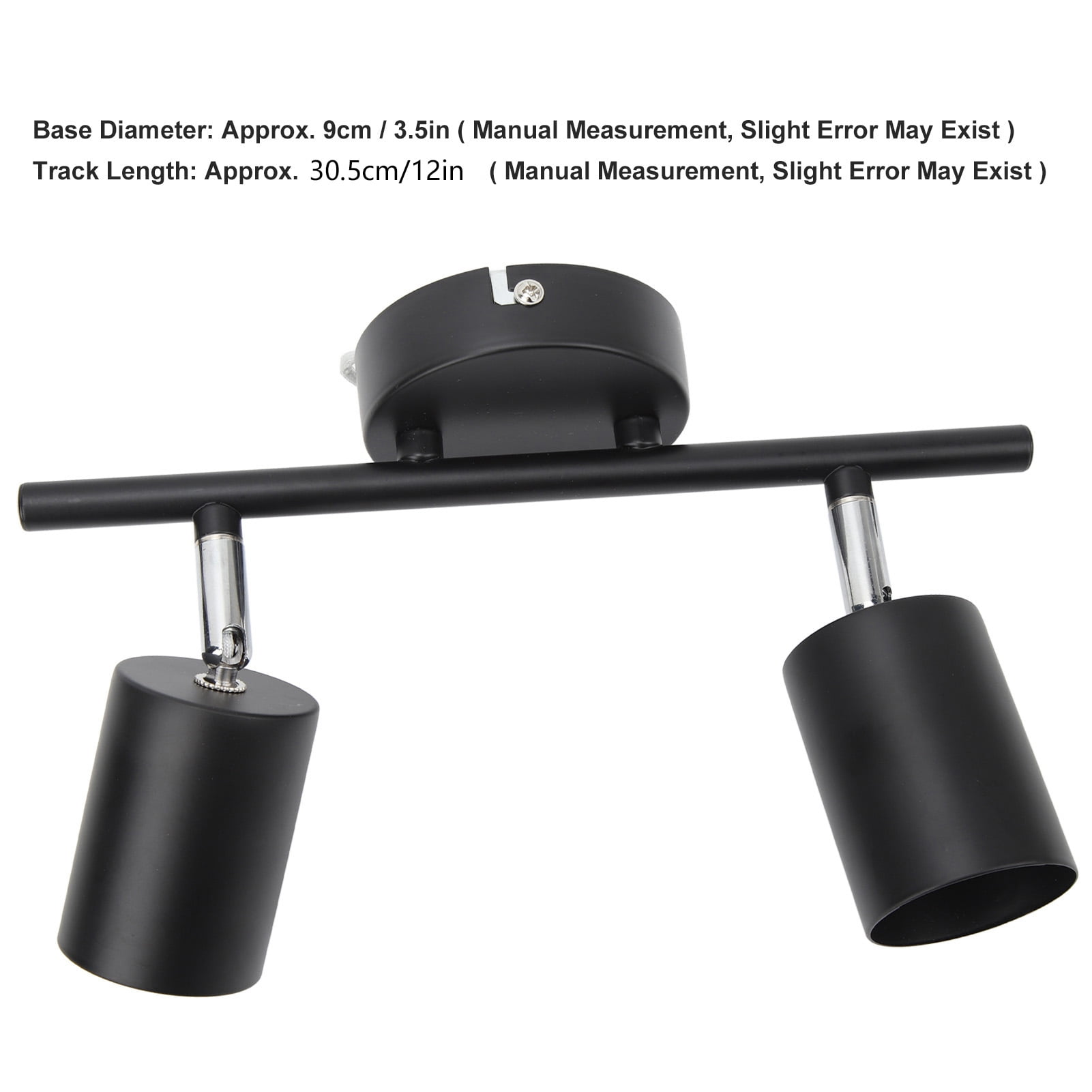 Plant Accessories Track Lighting Kit, 10.8in Long GU10 Base LED Track Light Kit for Bedroom