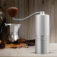 thumbnail image 4 of Molinillo de café manual: ajustes ajustables continuos Molinillo de café manual portátil con fresa cónica de acero inoxidable CNC Molinillo de café con posicionamiento de doble rodamiento para uso dom, 4 of 7