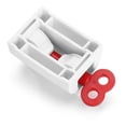 thumbnail image 4 of 3pcs Toothpaste Rolling Squeezer Holder tube squeezer Stand Bathroom Toothpaste Tube Roller Plastic Rotate Dispenser, 4 of 7