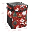 thumbnail image 5 of Christmas Foldable Car Garbage Can with Lid, Leak-proof, Hanging Storage Bag - Trash Can for Car, Car Trash Bin, Car Trash Can, 5 of 6