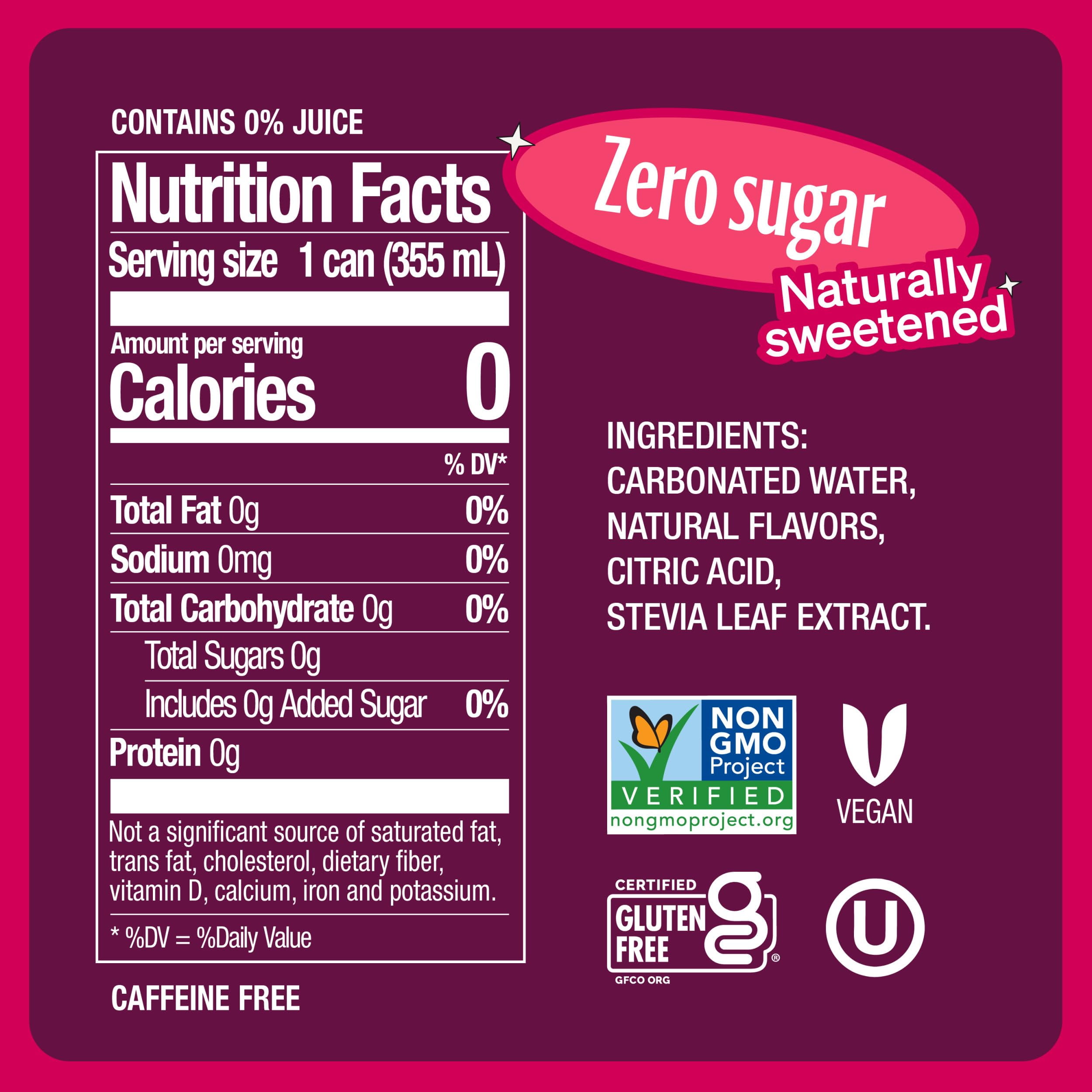 Pack of 2 - Zevia All Natural Soda, Black Cherry Zero, 12 Fl Oz (Pack Of 6) Packaging May Vary